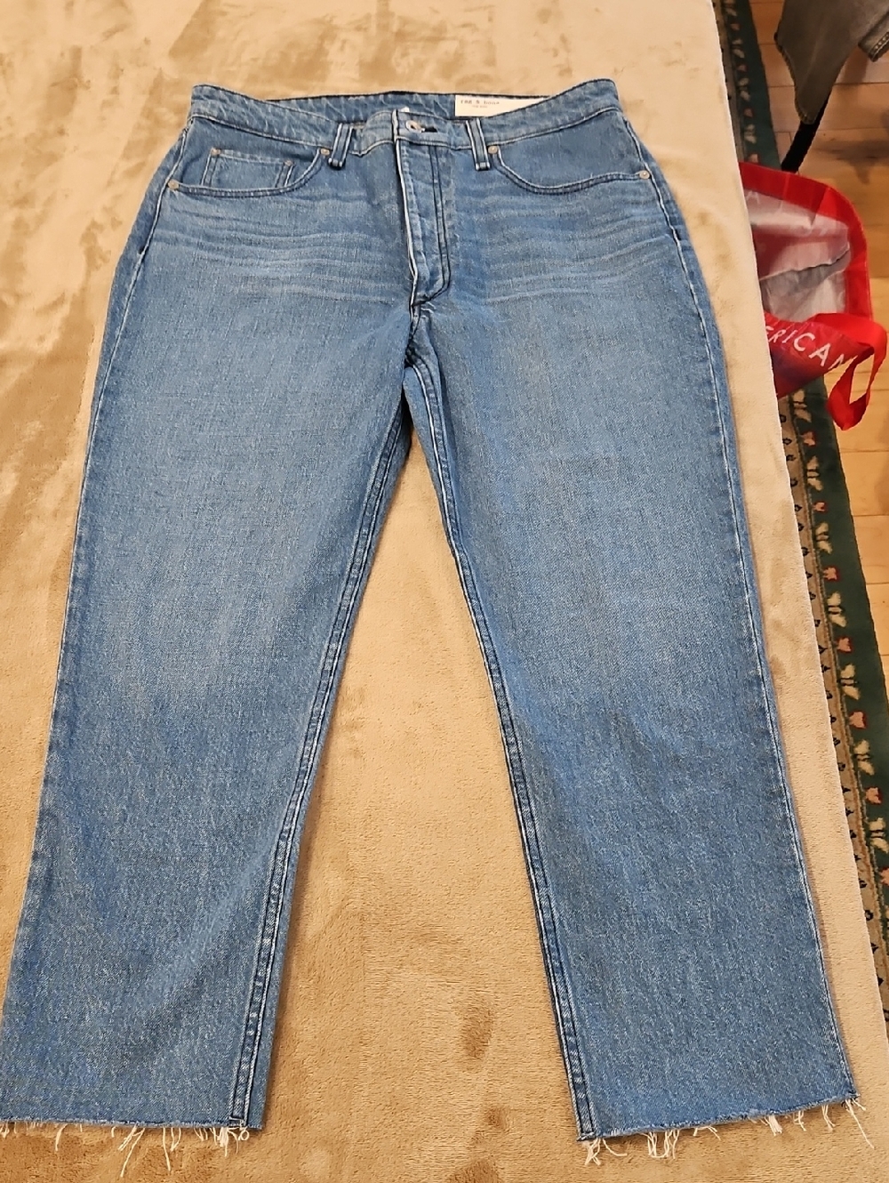 rag & bone Nina High Rise Ankle Cigarette denim jeans